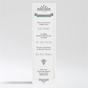 Faire-part mariage petit pele mele - Dos du faire-part