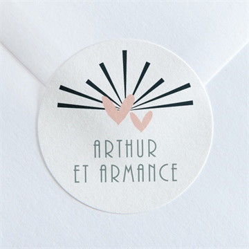 Sticker mariage petit pele mele