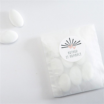 Sticker mariage petit pele mele - Mise en situation