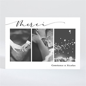 Remerciement mariage photomaton magnet