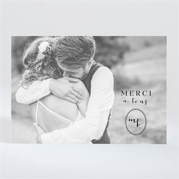 Remerciement mariage médaillon magnet