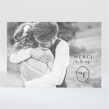 Remerciement mariage médaillon magnet