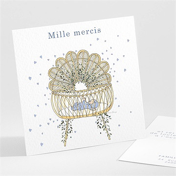 Remerciement naissance coeurs et poésie