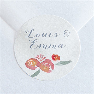 Sticker mariage couronnés