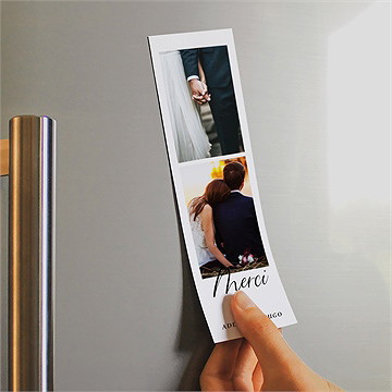 Remerciement mariage petite cocotte magnet - Mise en situation