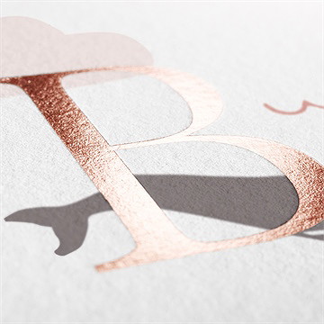 Faire-part naissance ma petite baleine - Détail du faire-part