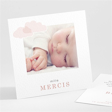 Remerciement naissance ma petite baleine