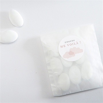 Sticker naissance ma petite baleine - Mise en situation