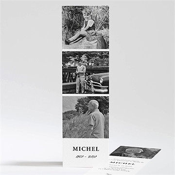 Faire-part décès son roman