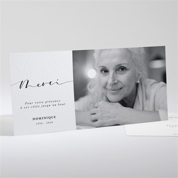 Faire-part décès tant de souvenirs