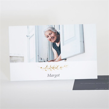 Faire-part décès belle nostalgie