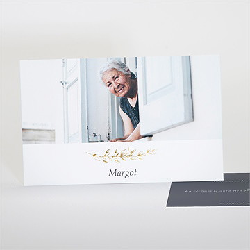 Faire-part décès belle nostalgie