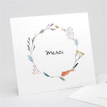 Remerciement décès farandole