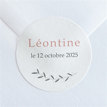 Sticker naissance tendre écrin