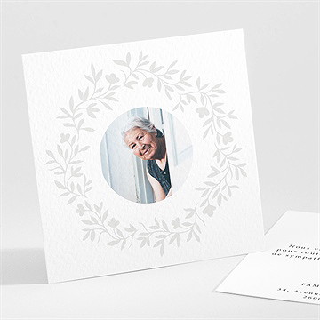 Remerciement décès couronné