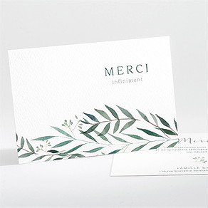 Remerciement décès mémento