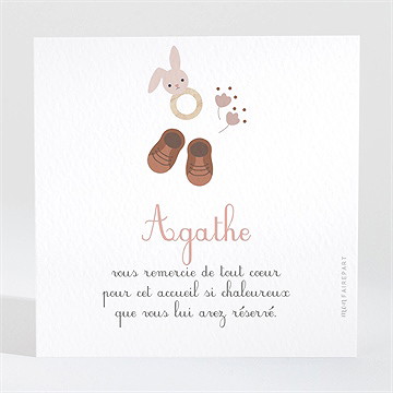 Remerciement naissance mes petites affaires