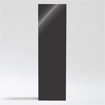 Faire-part de baptême kraft banderole magnet - Dos du faire-part