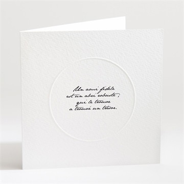 Faire-part décès citation eternelle