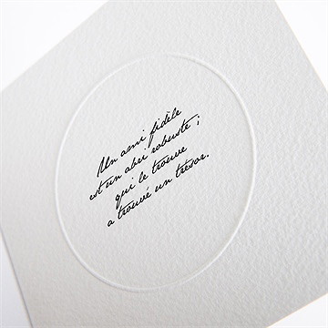 Faire-part décès citation eternelle - Détail du faire-part