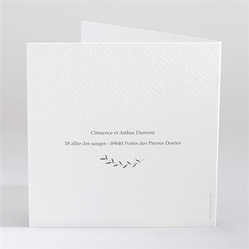 Faire-part naissance grande soeur - Dos du faire-part