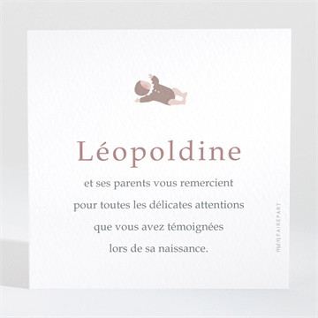 Remerciement naissance grande soeur