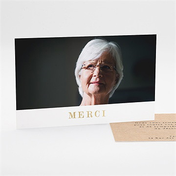 Remerciement décès en sa mémoire