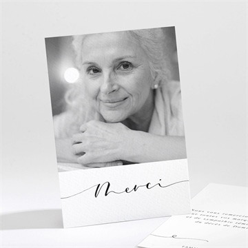 Remerciement décès tant de souvenirs