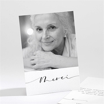 Remerciement décès tant de souvenirs