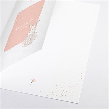 Livret de messe baptême petit lapin baptême - Détail du livret