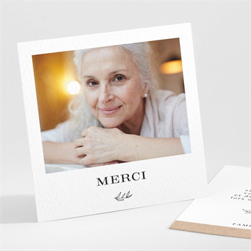 Carte recto-verso - carré