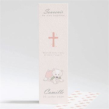 Signet baptême mon petit marque page