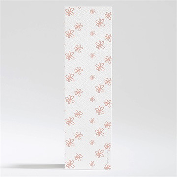 Signet baptême mon petit marque page - Dos du signet