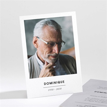 Faire-part décès hommage