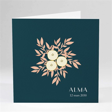 Faire-part naissance elégant eclat