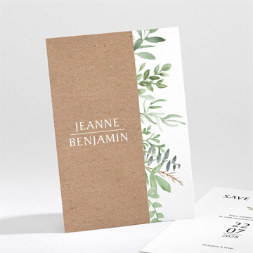 Save the Date mariage nature chic
