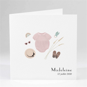 Faire-part naissance son petit look