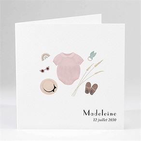 Faire-part naissance son petit look