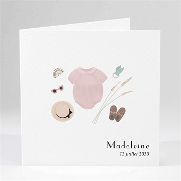 Faire-part naissance son petit look