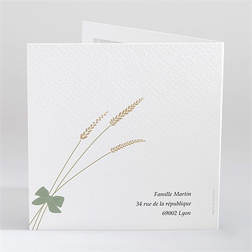 Faire-part naissance son petit look - Dos du faire-part