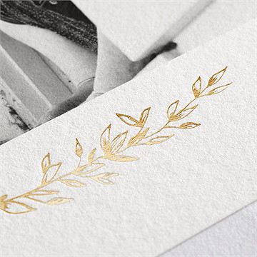 Remerciement décès belle nostalgie - Détail de la carte