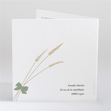 Faire-part naissance son petit style - Dos du faire-part