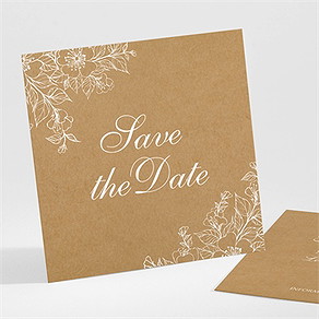 Save the Date mariage belle découverte