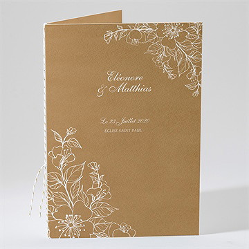 Livret de messe mariage belle découverte