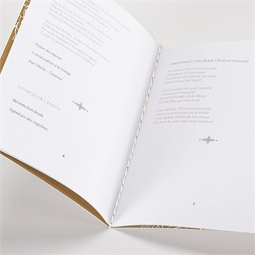 Livret de messe mariage belle découverte - Mise en situation