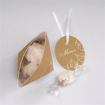 Boîte surprise mariage belle découverte - Intérieur de la boîte