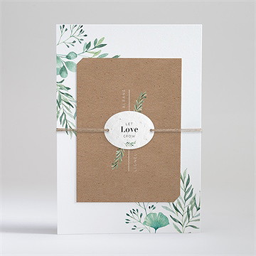 Faire-part mariage let love grow !