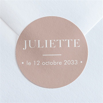 Sticker naissance follement