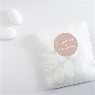 Sticker naissance follement - Mise en situation