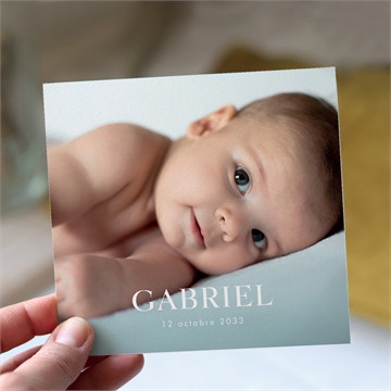 Carte recto-verso - carré